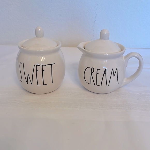 Rae Dunn Dining Rae Dunn Sweet And Cream Set Sugar Bowl And Creamer